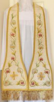 White Preaching Stole